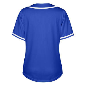 Camiseta de béisbol con impresión personalizada, ropa deportiva con logotipo personalizado, camiseta de béisbol de secado rápido cómoda de la mejor calidad para mujer - Product Image 2
