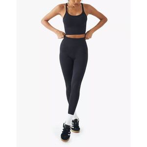 Conjunto de Yoga para mujer, novedad en diseño, conjunto de Yoga para mujer de alta calidad, conjuntos de Yoga transpirables sin costuras para mujer al por mayor - Product Image 4