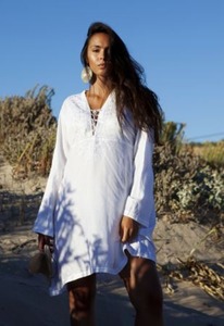 Vestido de Punto Elegante para Mujer, Cuello en V, Manga Larga, Falda Corta, Nuevo Modelo 2026 - Product Image 4