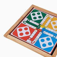 Jeu d'échecs en bois 10-en-1, ensemble combo de jeux professionnels, jeu ludo, échecs et échelles, backgammon, plateau d'échecs