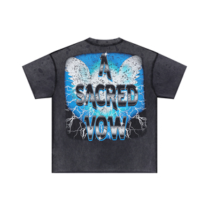 Nouveau T-shirt décontracté à manches courtes pour homme 2026 en coton imprimé motif losanges coupe ample style vintage - Product Image 2