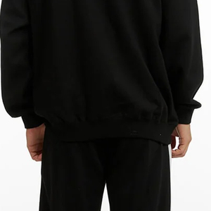 Sudadera para Hombre con Diseño de Logotipo Personalizado y Puños y Cintura Acanalados para un Ajuste Relajado, para Compradores Mayoristas, con Diseño de Mangas Largas - Product Image 6