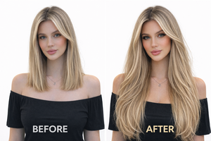 Extensiones de Cabello Remy Vietnamita de Alta Gama, Tejidas a Mano, Color Rubio Ceniza, Cabello Humano, Doble Trama, Directo de Fábrica - Product Image 6
