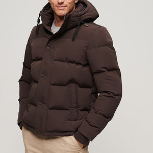 Nouvelle arrivée Veste matelassée imperméable respirante à col montant en toile sur mesure Mode masculine d'hiver - Product Image 3