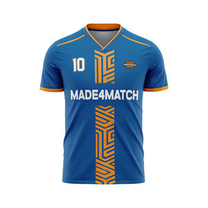เสื้อเจอร์ซีย์ฟุตบอลสโมสรแห่งชาติ Made4Match ใหม่คุณภาพสูงพร้อมหมายเลขบริการแบบเฉพาะสไตล์เมลอตเดอฟุตบอล - Product Image 2