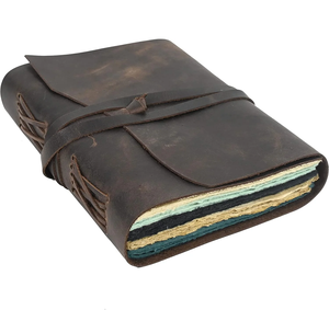 Journal en cuir personnalisé Excellente qualité Papeterie Journal Cadeaux d'affaires Carnet de notes en cuir pour l'école - Product Image 4