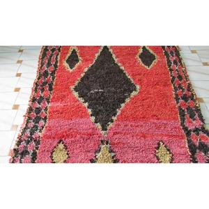 พรมบูเชอรูอิตเบอร์เบอร์โบโฮชิคสีสันสดใสสไตล์วินเทจ งานฝีมือแท้จากโมร็อกโก ของตกแต่งบ้านแบบแอตลาส - Product Image 1