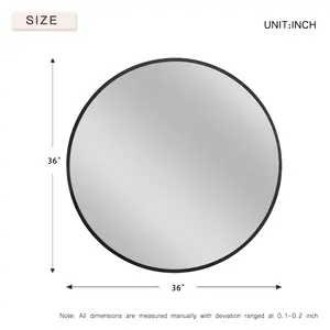 2023 último espejo negro decorativo - Product Image 4