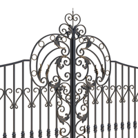 Conception élégante de porte en fer pour des entrées sécurisées et élégantes Mur de clôture Clôture Portail en acier Inspirations pour la maison et les maisons