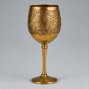 SaintedCup Eternal Faith-Cáliz de comunión plateado, copa de vino religiosa ornamentada PARA LA Santa Misa y las ceremonias sagradas - Product Image 1