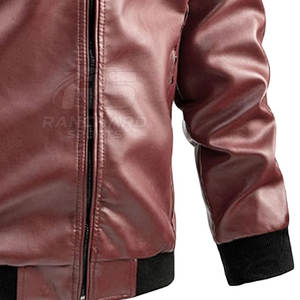 Chaqueta Bomber de Cuero, Suave, Cálida, Clásica, Moda Diaria, Estilo Vintage, Chaqueta Bomber de Cuero, Ropa Informal y Cómoda - Product Image 6