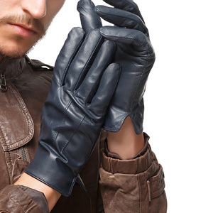 Gants de mode en cuir confortables produit respirant à haute couture gants de mode en cuir Ultra doux au toucher pour hommes - Product Image 1