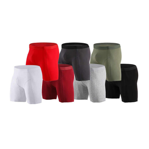 Boxer en coton avec logo personnalisé en usine coupe confortable slips pour hommes de haute qualité sous-vêtements respirants pour garçons pour un usage quotidien - Product Image 4