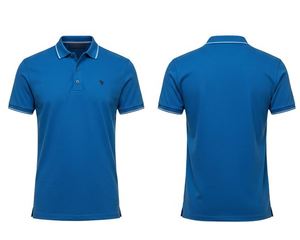 Chemises décontractées en tricot pour hommes grandes tailles, en coton respirant, polyvalentes pour tous les jours, à manches courtes, avec boutons, pour l'été - Product Image 4