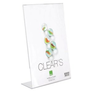 PHOTOFRAMES CLEAR's Transparent PCLEAR01VT03 Vertical <b>Plastic</b> <b>Frame</b> (10x15cm) for Bubola & Naibo - Product Image 1