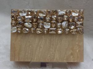 Best Price Bohemian Style Portable Resin Fashion Cross Body Party Bag Wedding Bridal Engagement Evening Clutch Bag - Product Image 2