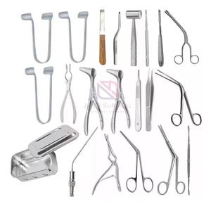 Ensemble d'instruments de septoplastie en acier inoxydable réutilisable pour une utilisation chirurgicale ORL, fonctionnement manuel, haute qualité, faible MOQ, 5 ensembles - Product Image 4