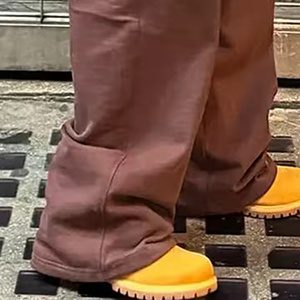 Pantalon de survêtement décontracté pour homme 2025, taille mi-haute, 100 % coton, anti-plis, coupe ample et droite, avec fermeture éclair et multi-poches - Product Image 6