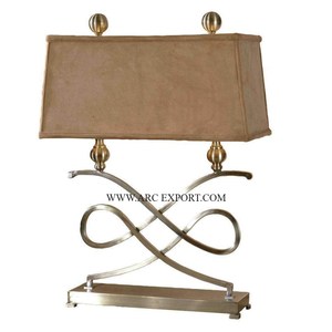 Latest Designing Handmade Table Top Classic Silver Ware Lamps Deluxe Quality Large Size Indoor and Outdoor Lightening Lamps - Product Image 4