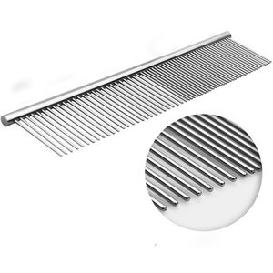 Peines de aseo de acero inoxidable de uso diario de calidad superior | Peine DE ASEO personalizado para perros y gatos al por mayor - Product Image 1