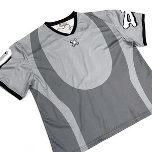Fabricante de camisetas de fútbol americano de alta calidad, camiseta de fútbol americano de malla transpirable para hombre, camiseta de fútbol de malla - Product Image 3