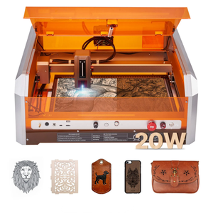 For VEVOR 20W Diode Laser Engraver Machine 15.7 X 15.7 with Enclosure & Camera for Acrylic Stone Plastic Glass Rubber Wood - Product Image 1