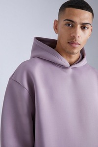 Survêtement d'entraînement hivernal 2-en-1 respirant en molleton à capuche, coupe ample et décontractée, style streetwear, pour hommes, vente en gros, personnalisable - Product Image 3