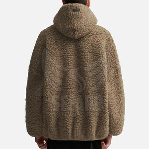 Material duradero de etiqueta privada Hombres Sudaderas con capucha de lana polar Algodón mezclado Hombres Sudaderas con capucha de lana polar - Product Image 4