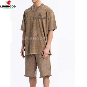 T-shirt et short pour hommes de style décontracté d'été de haute qualité, meilleur matériau avec service OEM - Product Image 2