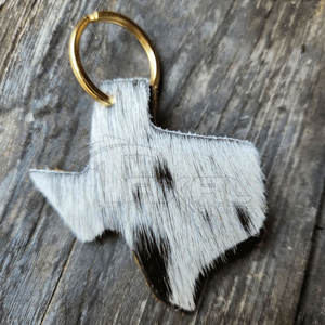 Porte-clés personnalisé en cuir de vachette Meilleure vente Poids léger Porte-clés en cuir de vachette Offre Spéciale - Product Image 3