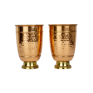 Pichet à eau moderne et luxueux de 1,5 L en cuivre pur avec poignée et base en laiton pour le vin de fête, bénéfique pour la santé. - Product Image 5