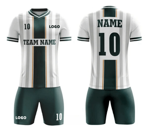 Maillots de football personnalisés unisexes de haute qualité avec design par sublimation, respirants, à manches courtes, OEM sur mesure - Product Image 3