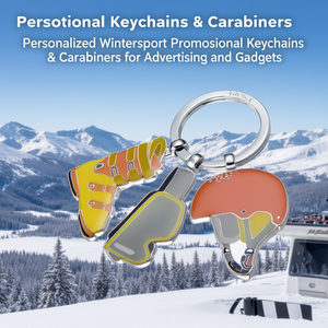 Portachiavi e Moschettoni Promozionali Personalizzati per Sport Invernali, Pubblicità e Gadget - Product Image 3