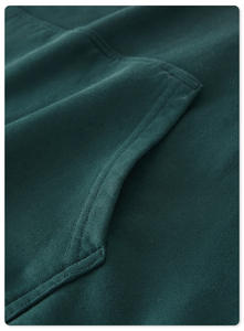 HAUTE QUALITÉ Logo Personnalisé Oversize 380GSM Faux deux-pièces Streetwear Blank Pullover Acid Wash Hoodie & Sweatshirts - Product Image 5