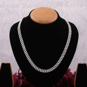 8mm Moissanite & Iced Diamond Cuban Link Chain Solide 925 Sterling Silver Hip Hop Collier Miami Style Body Jewelry Hip Hop Style - Product Image 2