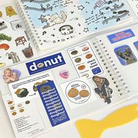 Livre d'organisation de stickers vierge personnalisé à faible MOQ, album de rangement réutilisable pour collection de stickers