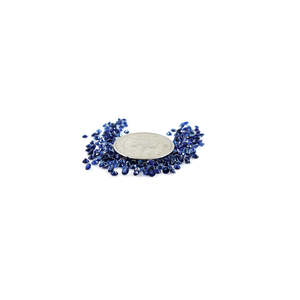 Saphir bleu naturel non traité, 2 mm, taille brillant ronde calibrée, pierre précieuse en vrac de la famille Opale-Aigue-marine, disponible en taille ovale - Product Image 2