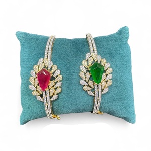 Designer Best Quality Gold Finish AD <b>Bracelet</b> <b>for</b> Modern Wear Functions Collection Openable <b>Bracelet</b> <b>for</b> Women and <b>Girls</b> - Product Image 1