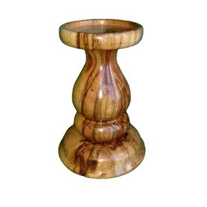 Bougeoir en bois de forme personnalisée au design antique Bougeoir en bois d'olivier de haute qualité au prix le plus bas par les fournisseurs indiens - Product Image 1