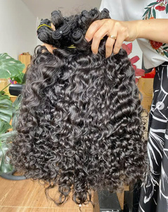 Fournisseurs de paquets de cheveux humains bouclés naturels du Vietnam à vagues profondes non traités - Product Image 4