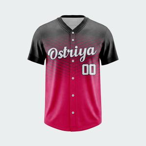 Camiseta de Béisbol 100% Poliéster con Botones para Adultos, Fabricación Profesional, Ropa Deportiva Transpirable, Jersey de Softbol - Product Image 5