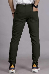 Pantalones de Golf de rendimiento para hombre, cintura alta, tela de lona transpirable, secado rápido, comodidad para caminar, uso de oficina, informal - Product Image 4