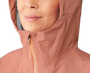 Chaqueta cortavientos con logotipo personalizado para mujer 100% poliéster forro de nailon bordado tejido de punto sólido al aire libre impermeable Plus - Product Image 3