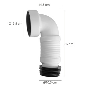 Manicotto Estensibile per WC T-138 Angolato - Product Image 2