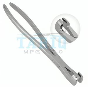Nouveauté : Forceps d'extraction dentaire équine à 3 racines en acier inoxydable, modèle TMC-FR-005, outils vétérinaires TARIQ MFG CO - Product Image 2