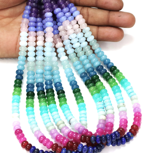 Cuentas Redondas de Cuarzo Pavo Real: Joyería de Piedras Preciosas Lisas AAA (7-8 mm) - Product Image 5