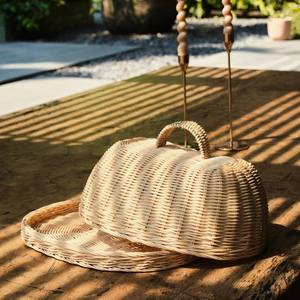 Carpa cúpula de mimbre trenzada a mano natural cubierta de comida de ratán al por mayor hecha en Vietnam - Product Image 1