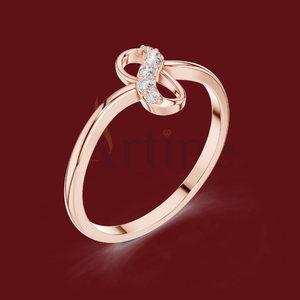 PUBLISHING HOUSE 14K Anillo de diseñador con brazaletes a juego - Product Image 1