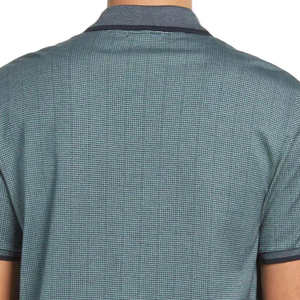 Polo jacquard décontracté pour homme de qualité supérieure, manches courtes, respirant, en coton et maille, pour le golf et les affaires, coupe ajustée - Product Image 5