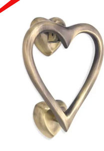 Aldaba de puerta con diseño de flores con acabado dorado de Venta caliente para hoteles domésticos - Product Image 4